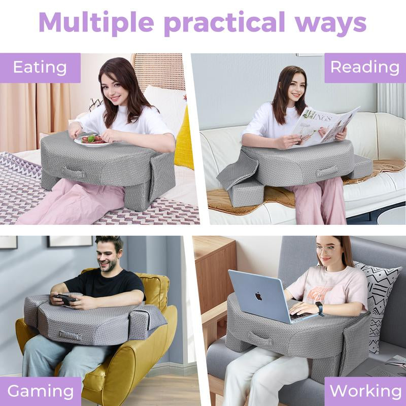 Dark Grey High-Adjustable Reading Pillow