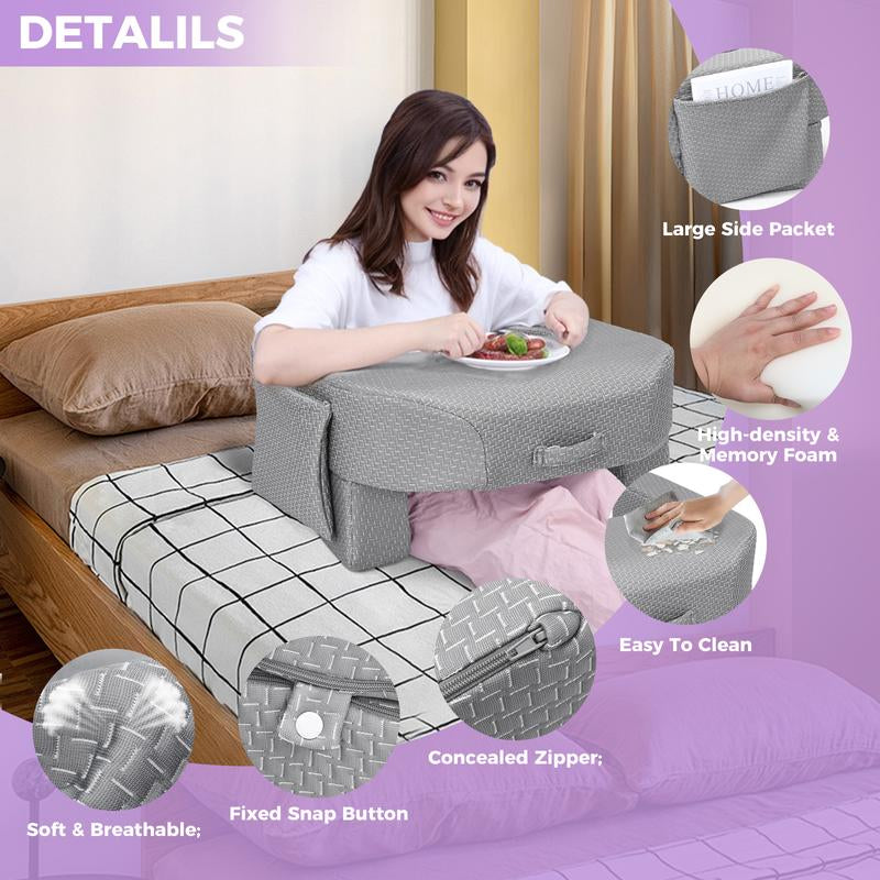 Dark Grey High-Adjustable Reading Pillow