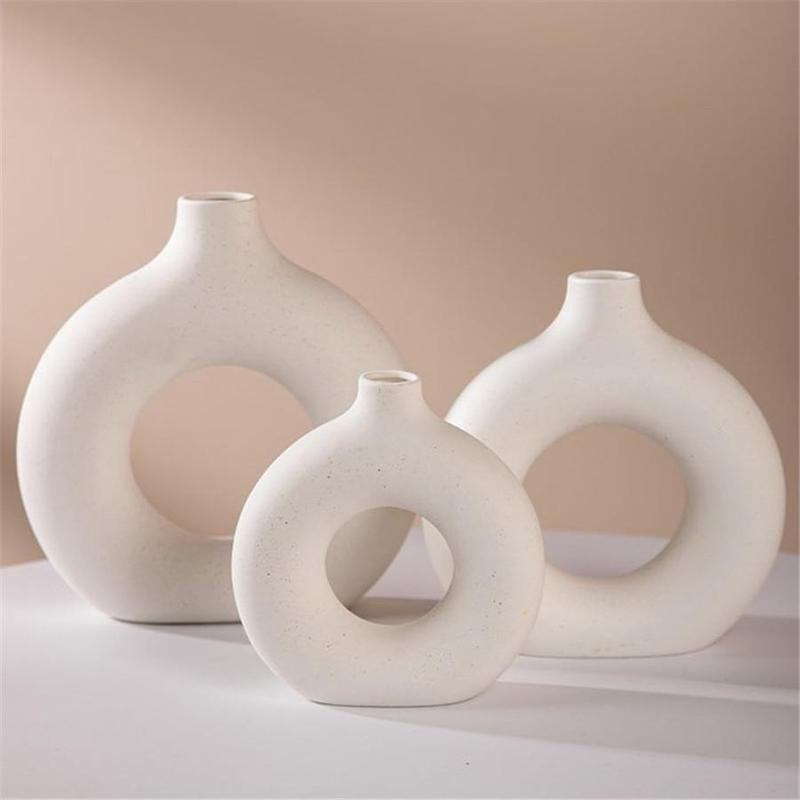 Modern Ceramic Vase Without Flower for Home Decor
