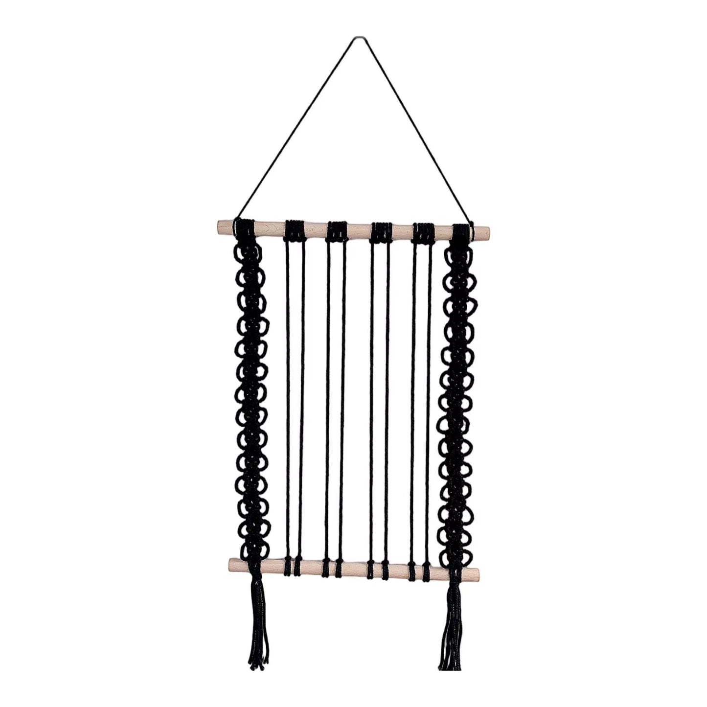 Picture Frames Decoration Hanging Photo Display Boho Macrame Wall Decor Picture Organizer for Teen Girls Cafe Bedroom Women