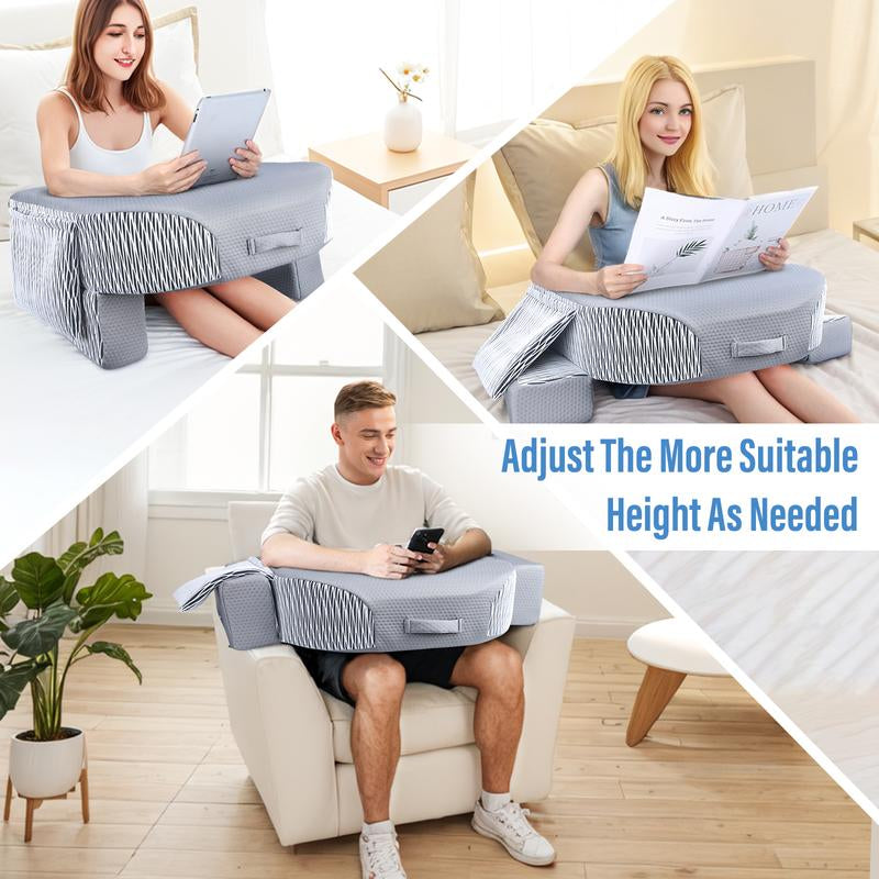 Dark Grey High-Adjustable Reading Pillow