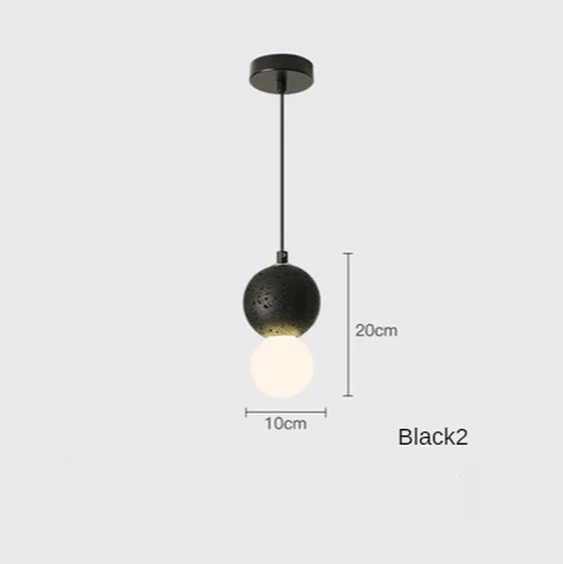Modern LED Pendant Lights Nordic Glass Living Bedroom Restaurant Kitchen Decor Hanging Lighting Fixtures Indoor Suspension Lamps