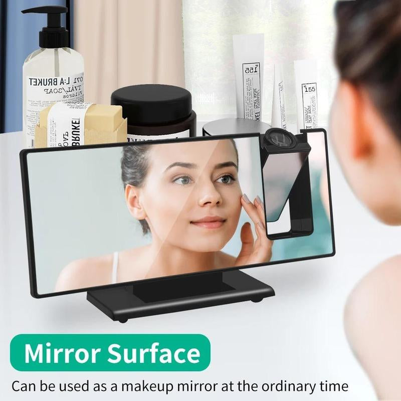 180° Arm Projection Alarm Clock, 1 Count USB Plug-In Digital Alarm Clock, Snooze Table Clock, 12/24H Projector Led Clock, Digital Clock, Home Decor