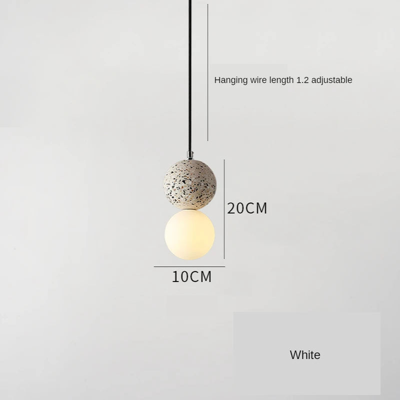 Modern LED Pendant Lights Nordic Glass Living Bedroom Restaurant Kitchen Decor Hanging Lighting Fixtures Indoor Suspension Lamps