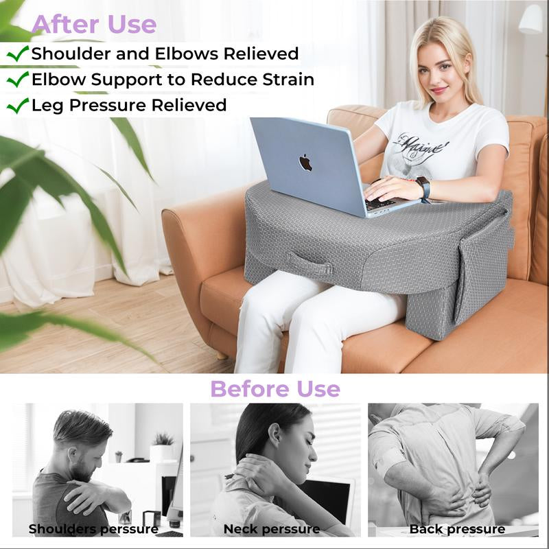 Dark Grey High-Adjustable Reading Pillow