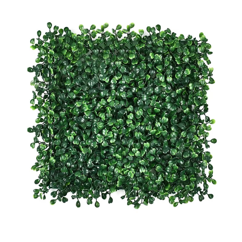 25Cm Artificial Plant Lawn Fake Grass Carpet Backdrop Wall Hanging Eucalyptus Leaf Mat Vegetation for Home Garden Wedding Decor