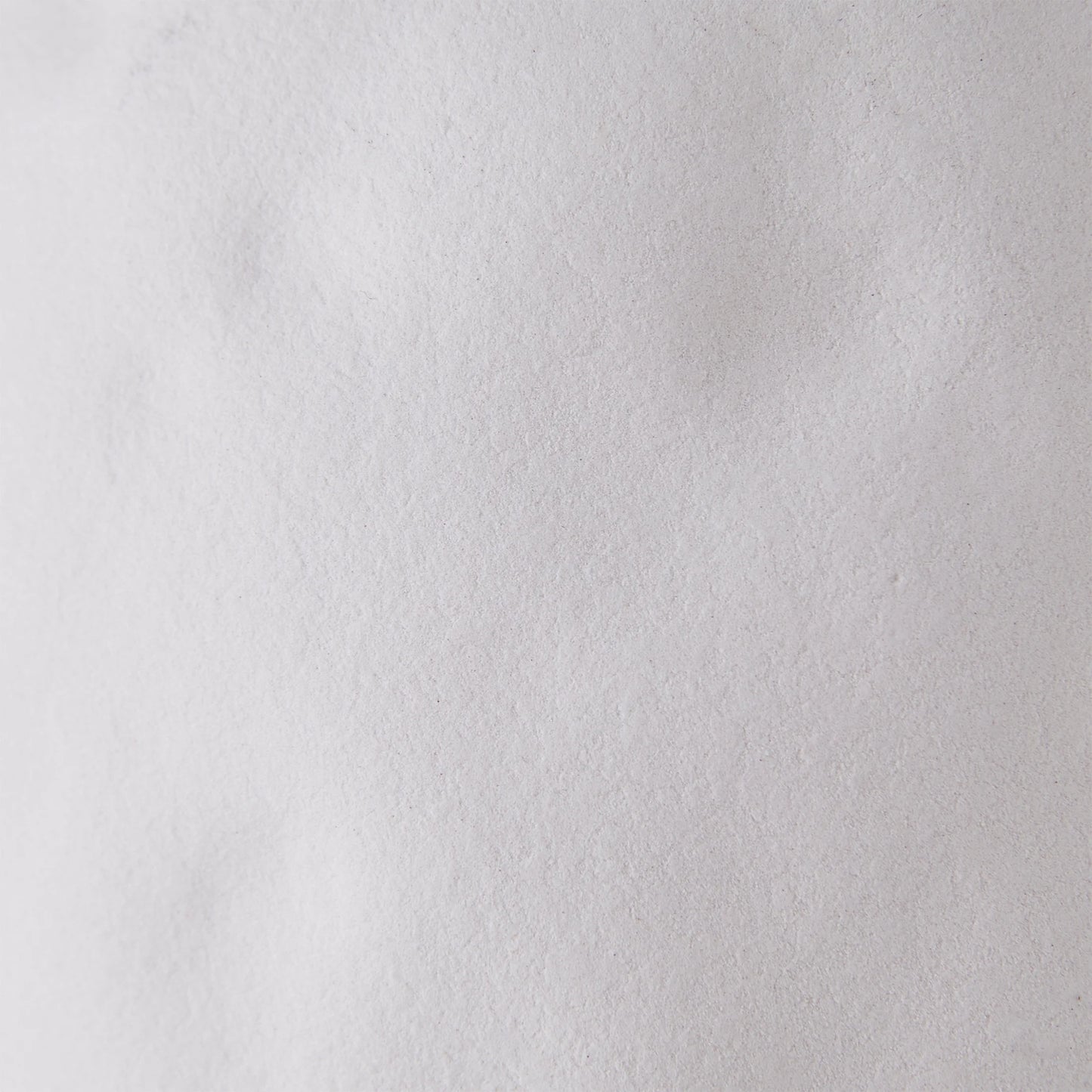 9" White Textured Ceramic Vase with Handles