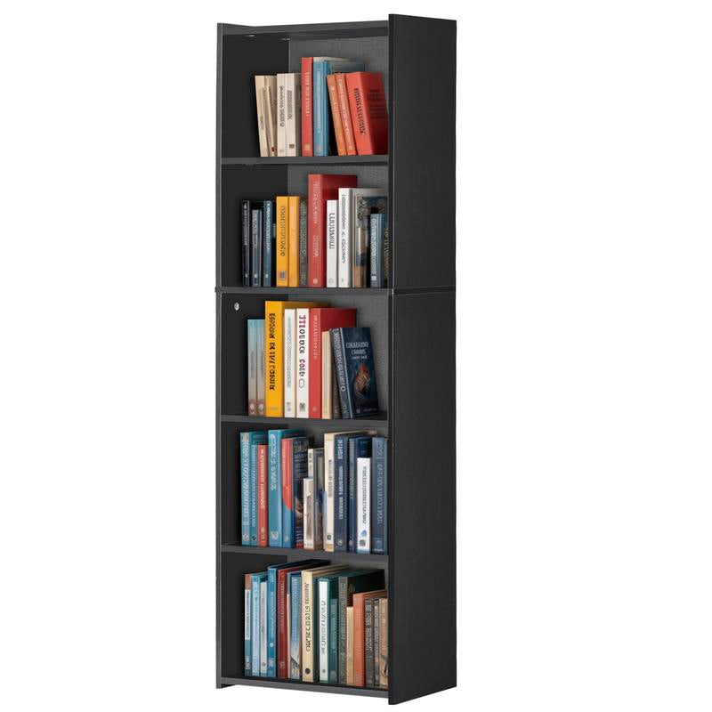 Segawe 5-Tier Bookshelf Bookcase – Multipurpose Storage for Home