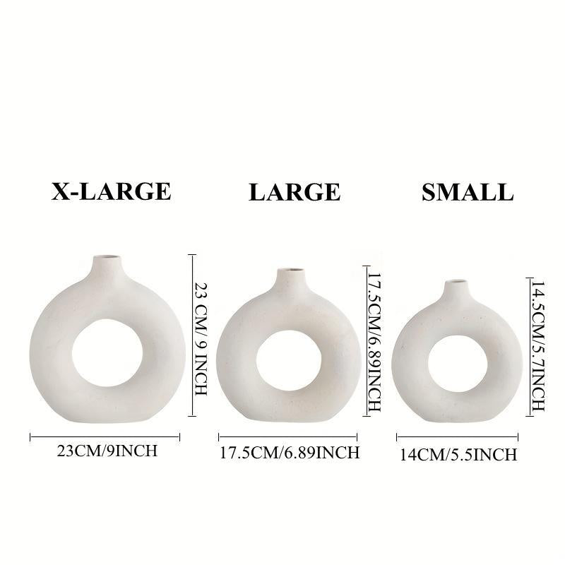 Modern Ceramic Vase Without Flower for Home Decor