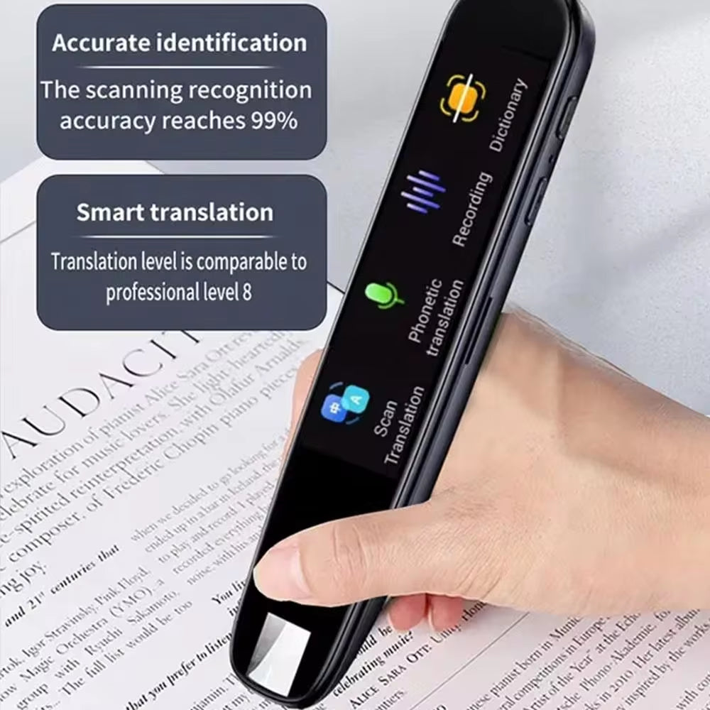 Offline Translation Pen with OCR, Multi-Language Scan and Voice Output