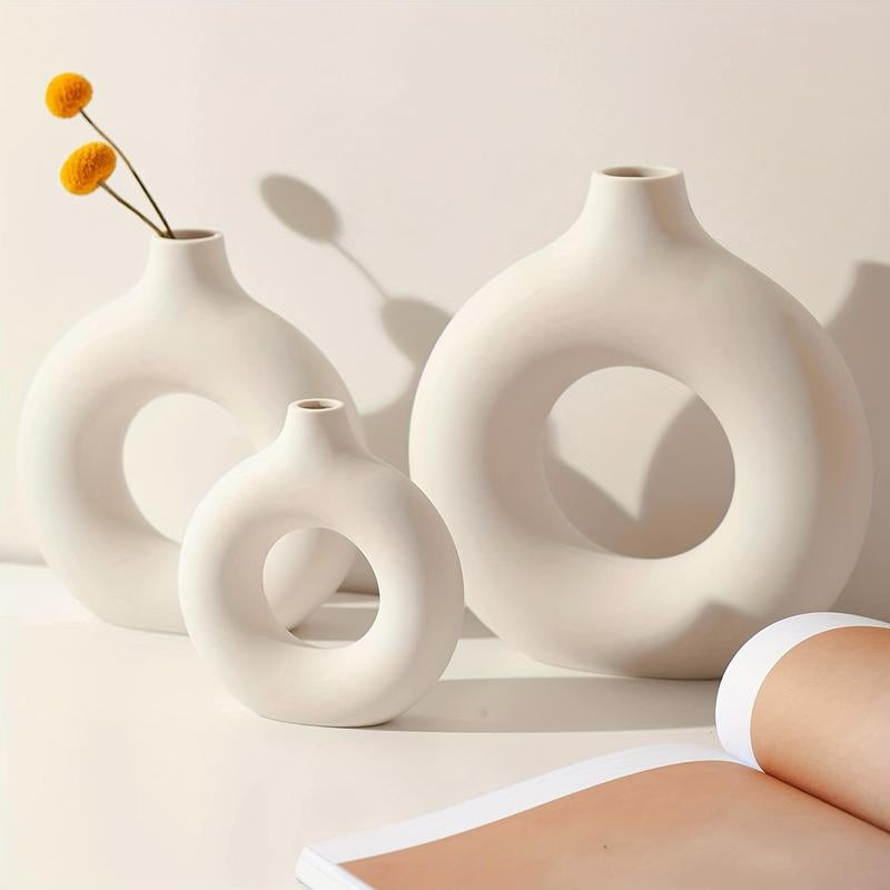 Modern Ceramic Vase Without Flower for Home Decor