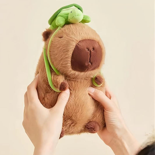 Cute Capybara Anime Fluffy Toy, 1 Count Cute Plush Throw Pillow, Cute Simulation Capybara Stuffed Toy, Summer Capybara Plush Toy, Lovely Plush Gift, Soft and Cuddly Toy for Kids and Adults, Home Decor, Interactive Plush Toys, Bedroom Pillow, Bedroom Decor