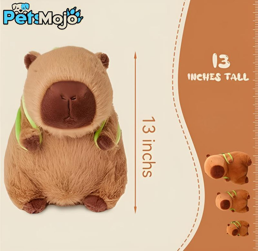 Cute Capybara Anime Fluffy Toy, 1 Count Cute Plush Throw Pillow, Cute Simulation Capybara Stuffed Toy, Summer Capybara Plush Toy, Lovely Plush Gift, Soft and Cuddly Toy for Kids and Adults, Home Decor, Interactive Plush Toys, Bedroom Pillow, Bedroom Decor