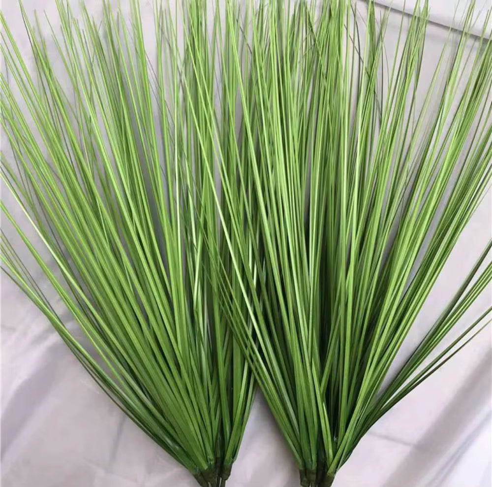 65CM Large Artificial Tropical Plants Green Onion Grass Bundle Plastic Flower Arrangement Garden Wedding Living Home Decor
