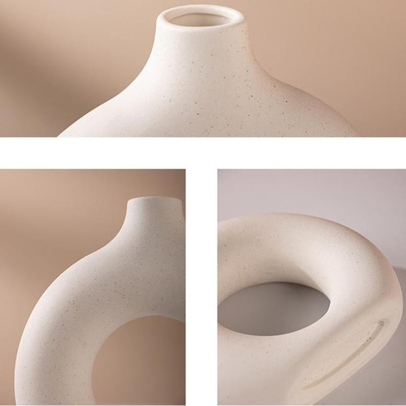 Modern Ceramic Vase Without Flower for Home Decor