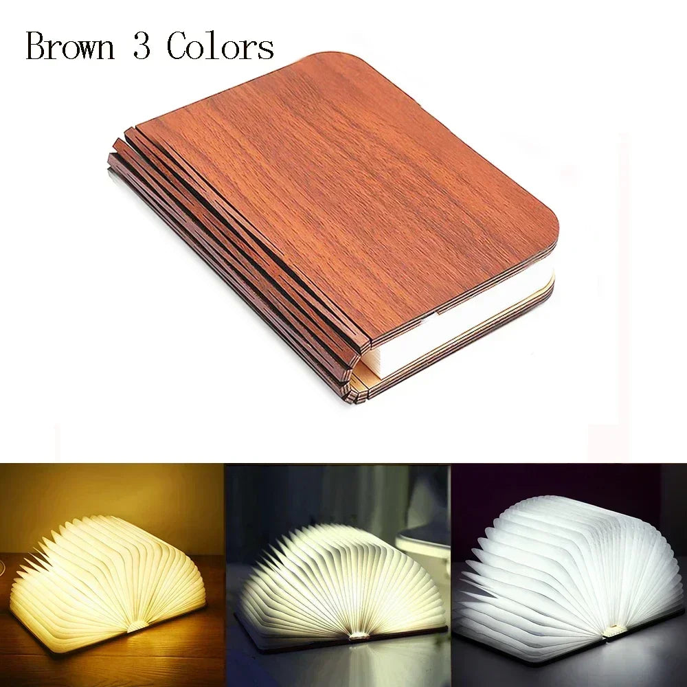 3D Folding Creative LED Night Light with Touch Control