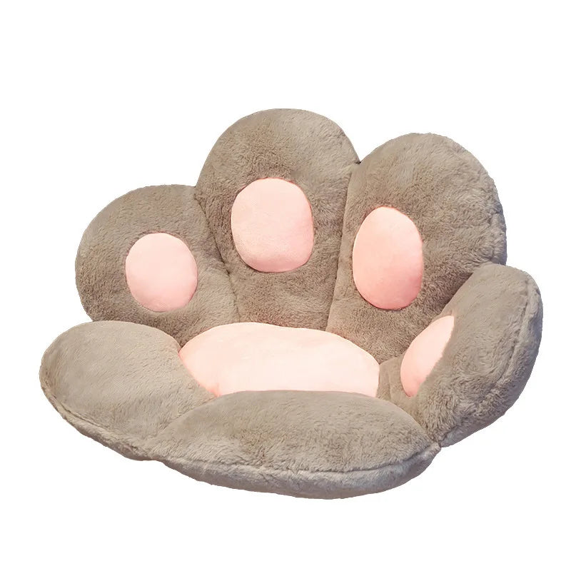Plush cat paw chair cushion with soft padded design for cozy seating&nbsp;