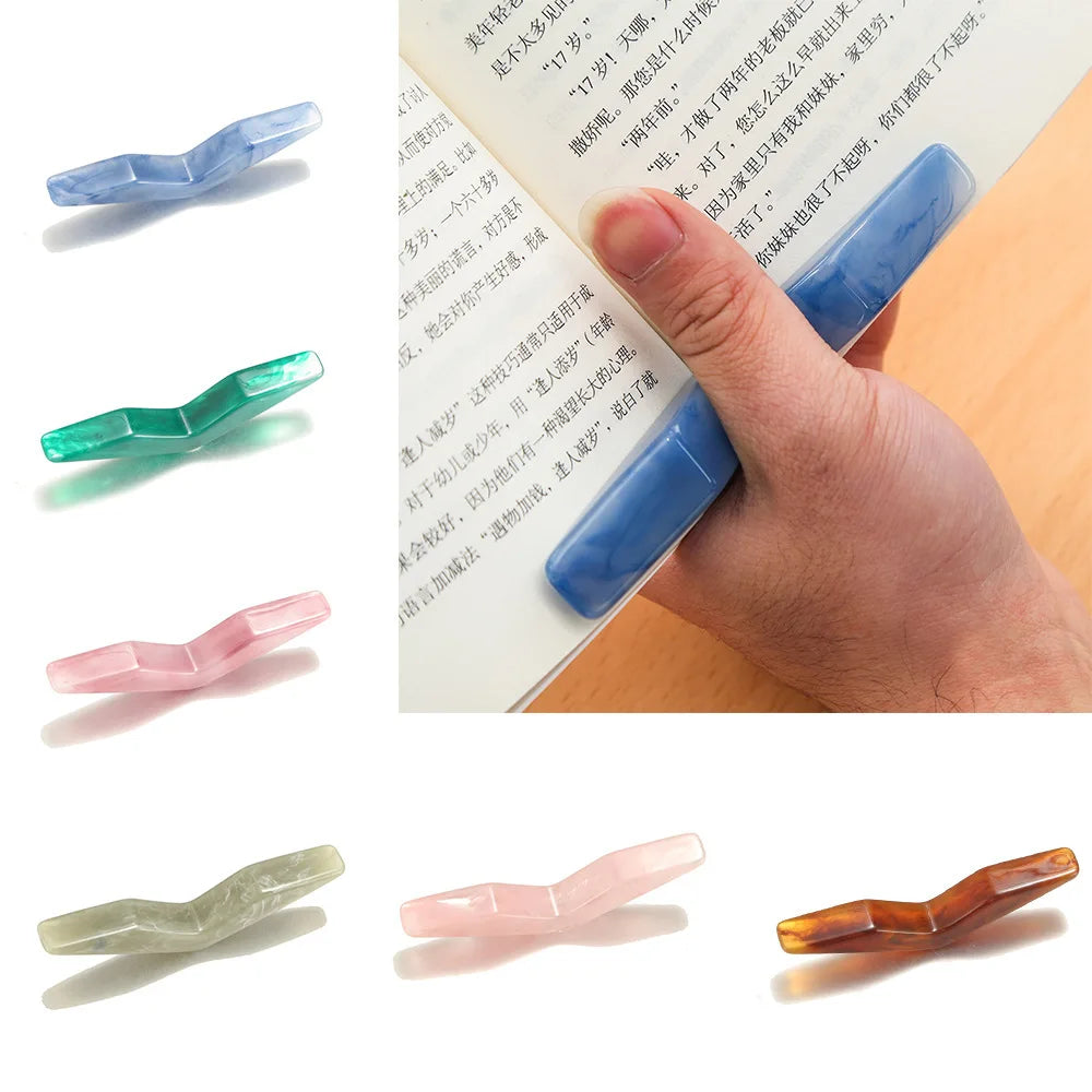 Thumb Book Support Book Page Holder for Hands-Free Reading
