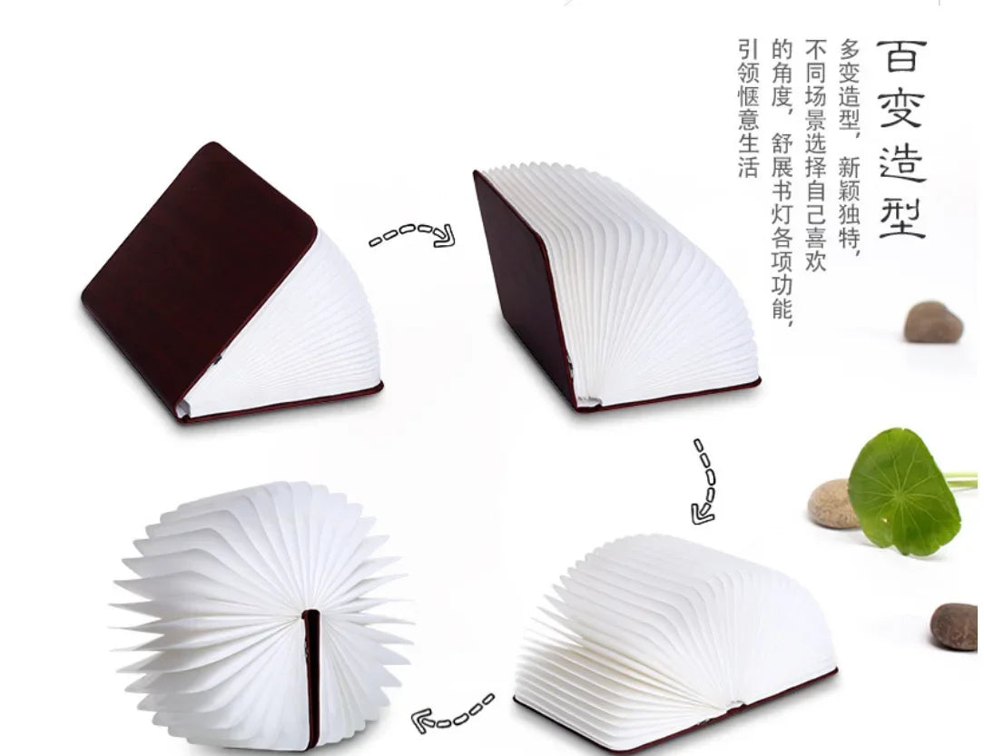3D Folding Creative LED Night Light with Touch Control