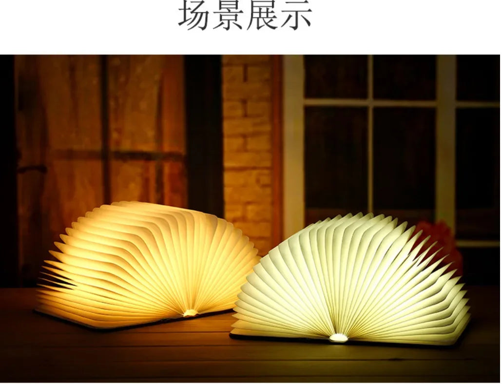 3D Folding Creative LED Night Light with Touch Control