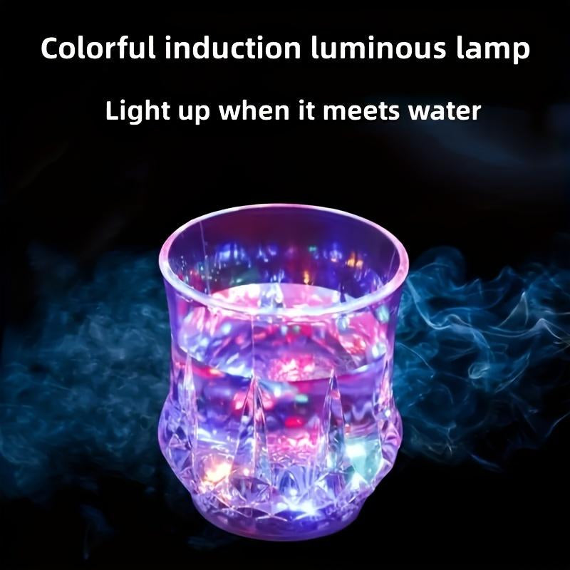 Liquid Activated Flash Crystal Cups Glowing Party Glasses 2/4/6 Pack