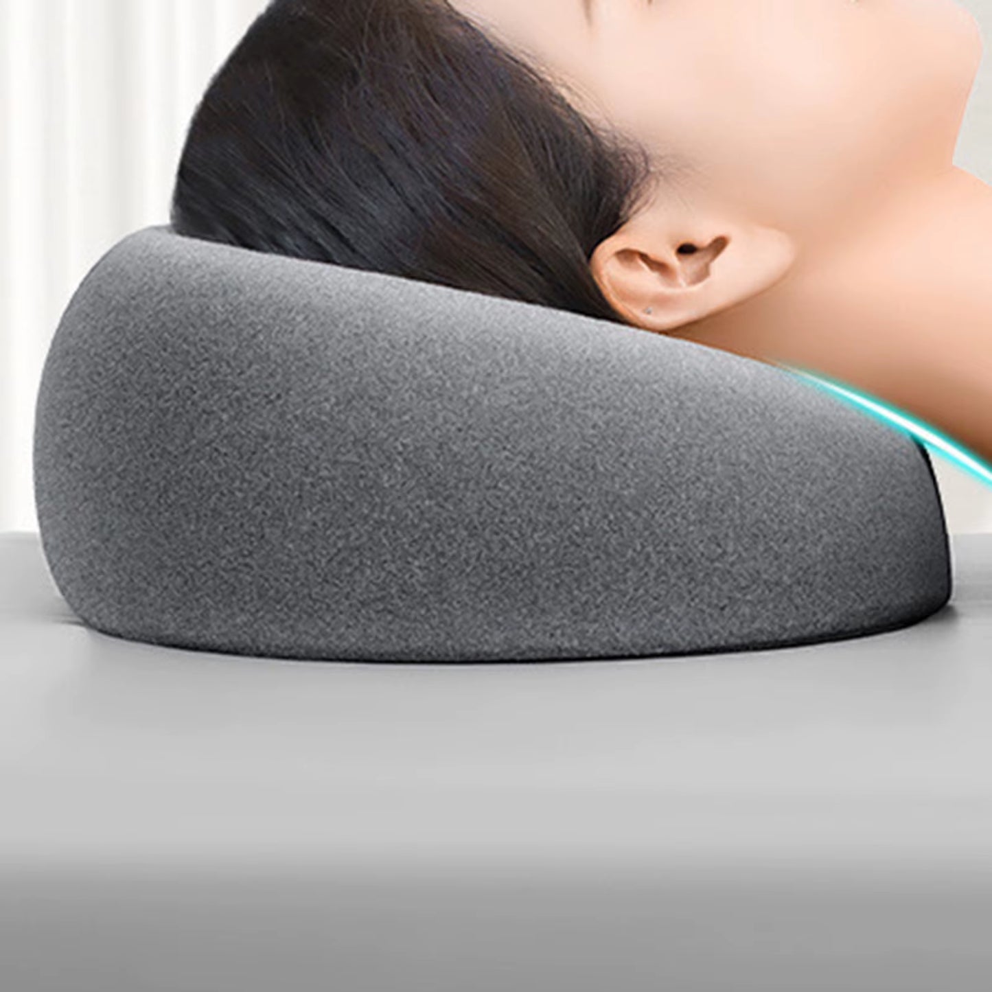 Ergonomics Lying down Pillow Memory Foam Breathable Head Rest Support Pillow Body Massage Face Rest Pillow for Beauty Salon