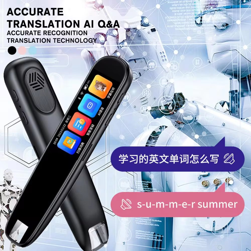 Offline Translation Pen with OCR, Multi-Language Scan and Voice Output