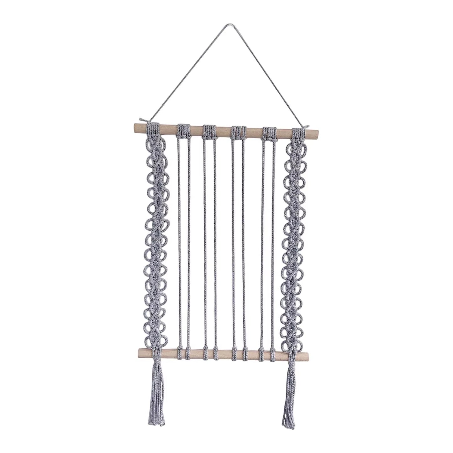 Picture Frames Decoration Hanging Photo Display Boho Macrame Wall Decor Picture Organizer for Teen Girls Cafe Bedroom Women