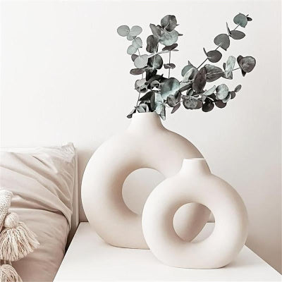 Modern Ceramic Vase Without Flower for Home Decor