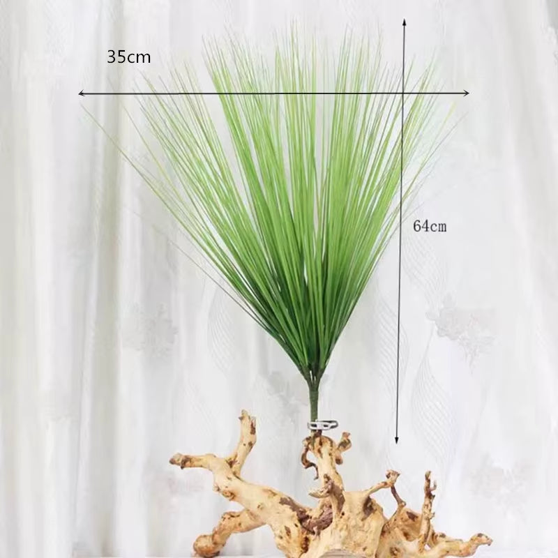 65CM Large Artificial Tropical Plants Green Onion Grass Bundle Plastic Flower Arrangement Garden Wedding Living Home Decor